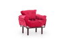 Atelier Del Sofa Nitta Single - Granate